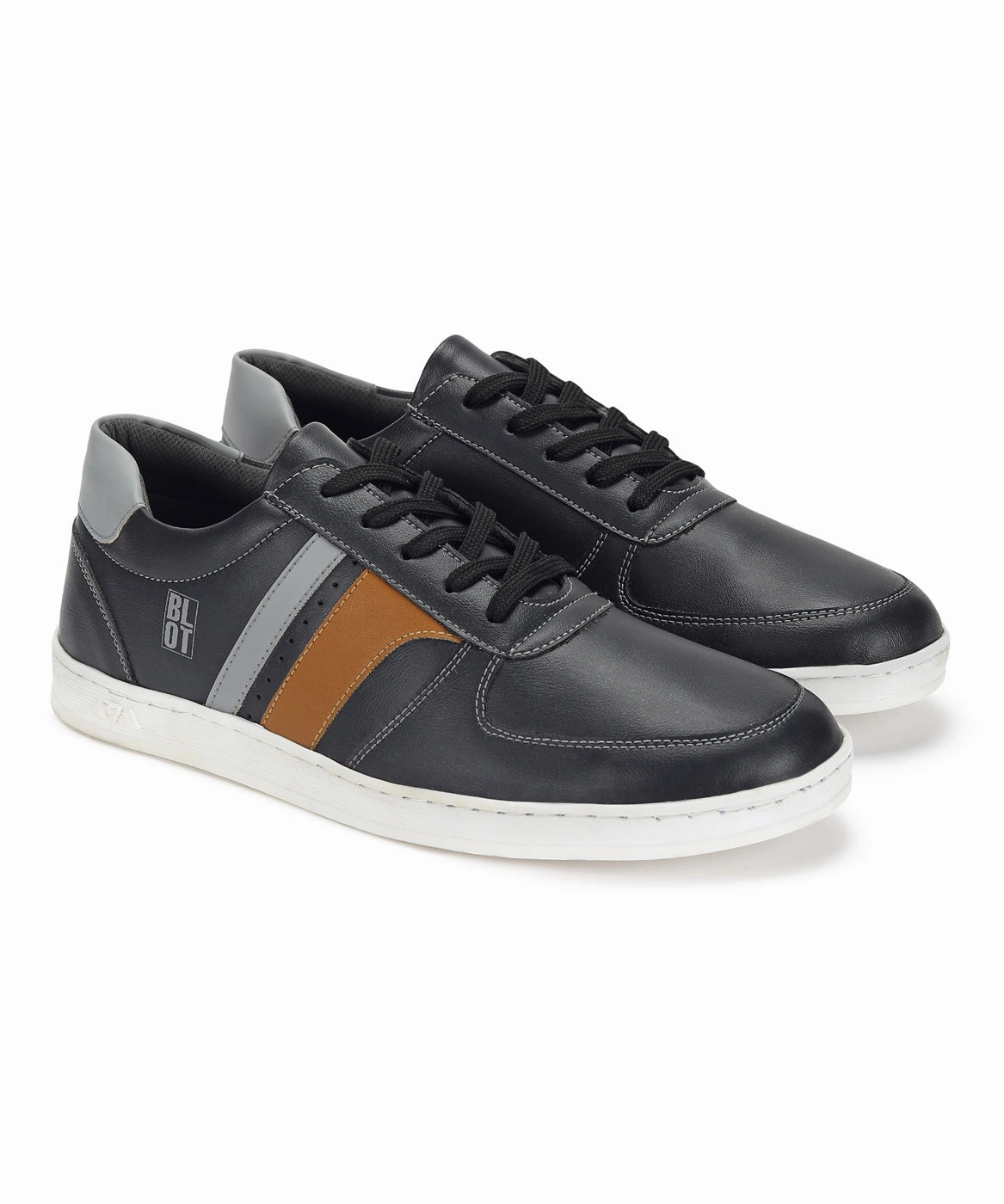 Paragon K1029G Men Casual Shoes | Stylish Walking Outdoor Shoes for Everyday Wear | Smart & Trendy Design  | Comfortable Cushioned Soles White Casual Black Office Shoes