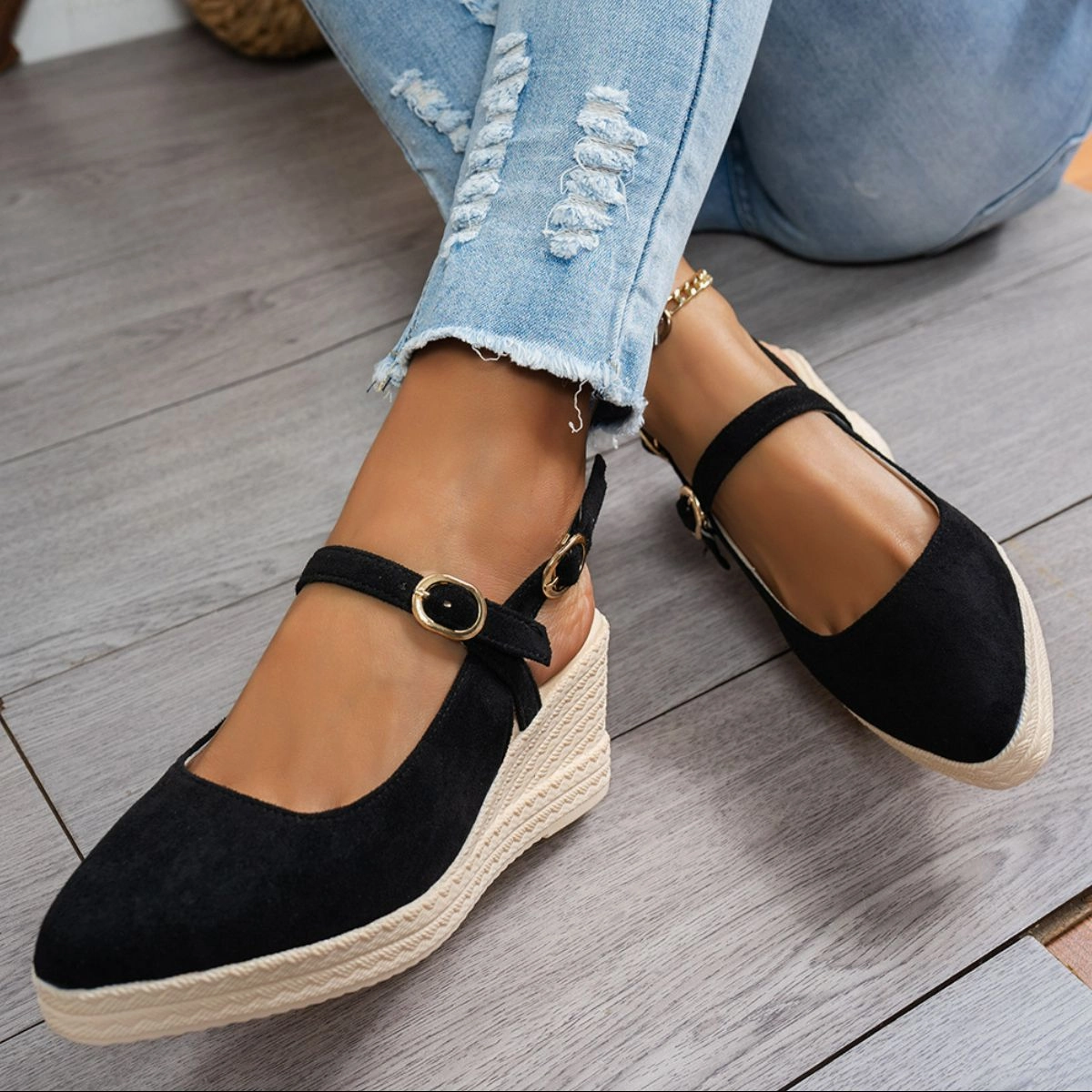 Ruby Tuesday Espadrilles | 3 Colors | Poundton Castaner Suede Espadrilles