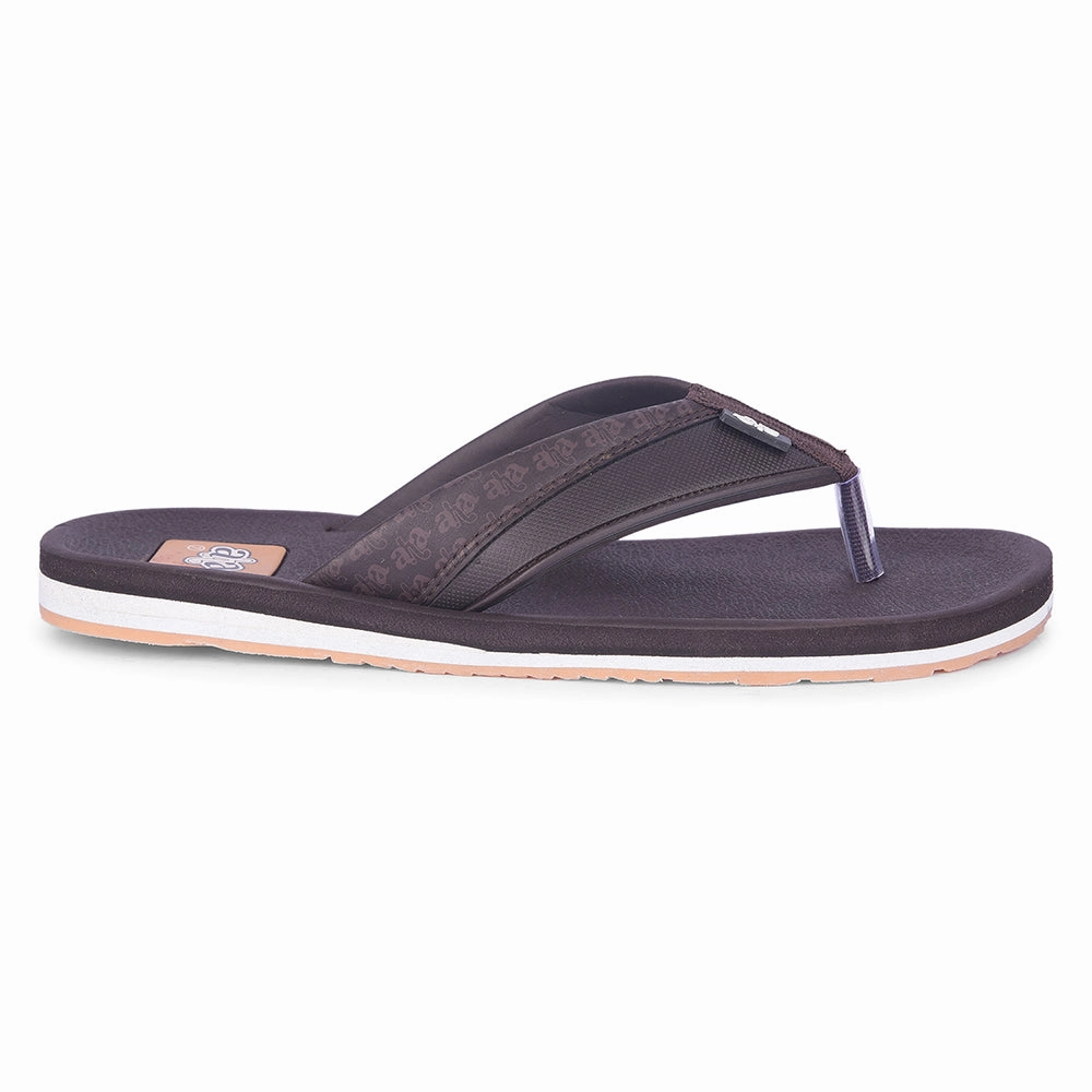 Meijer Flip Flops A-HA Casual Brown Flip Flop For Men ANCO-03 By Liberty