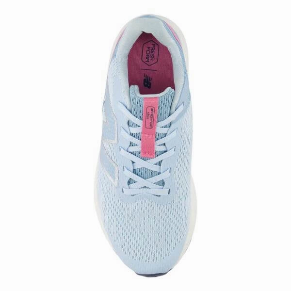New Balance Fresh Foam v4 Blue Pink Girls Running Shoes Big Kids (Laces) Ladies Running Shoes Sale