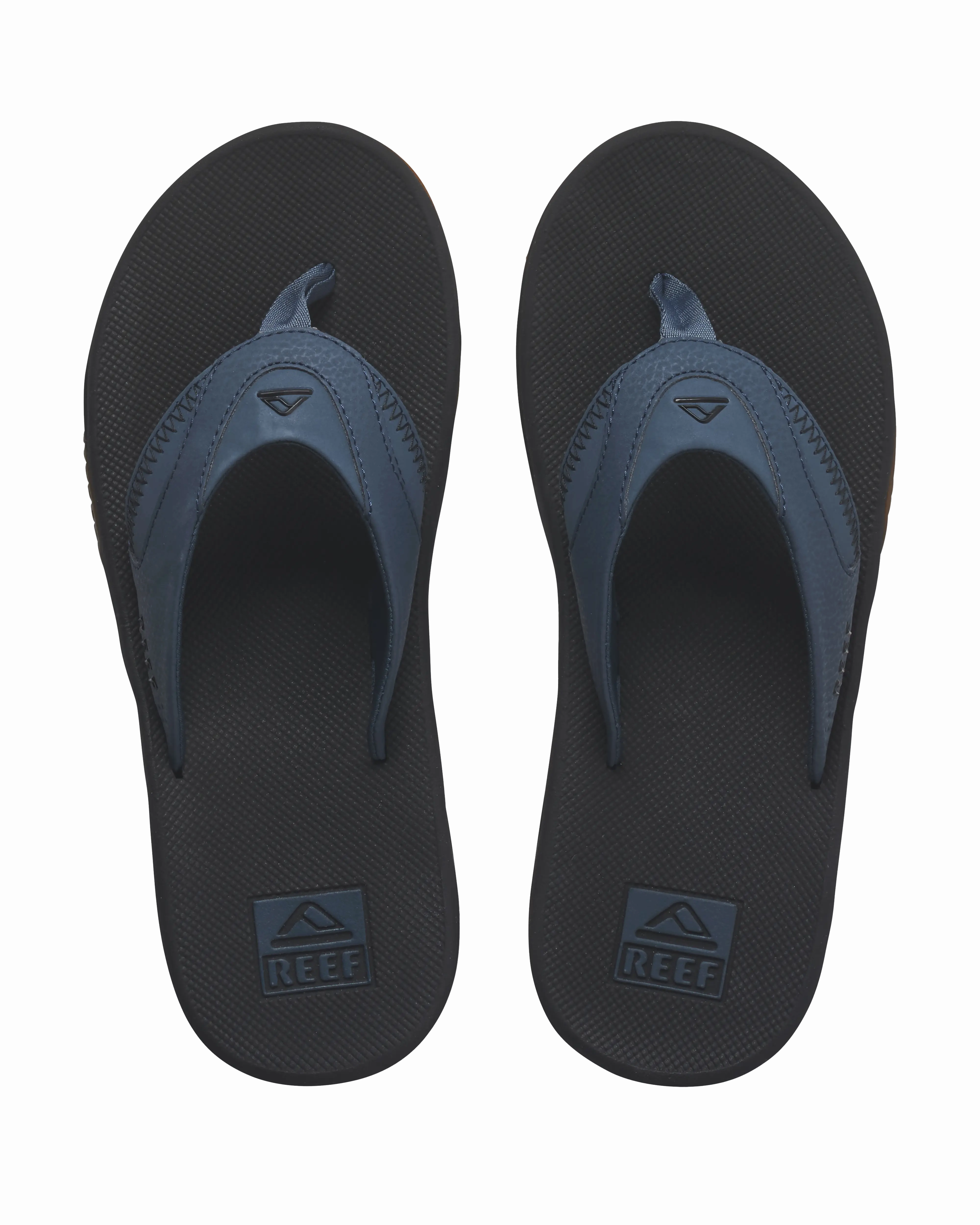 Pevino Flip Flops Fanning Flip Flops in Orion & Black