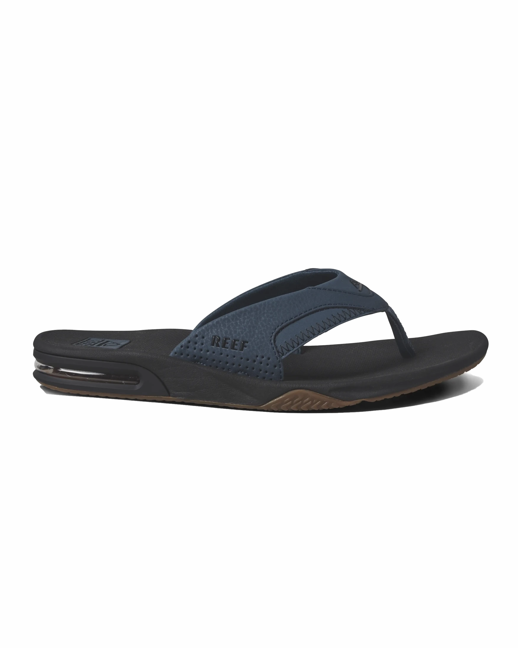 Transparent Flip Flops Fanning Flip Flops in Orion & Black