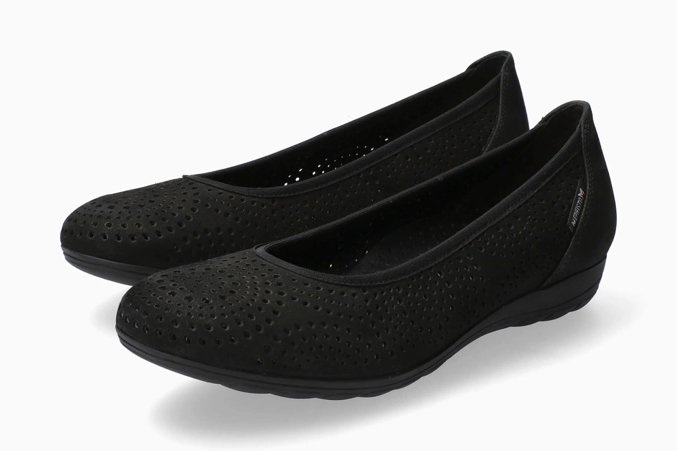 Basic Flat Shoes Elsie Perf - Black