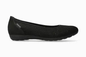 Office Wear Flat Shoes Elsie Perf - Black