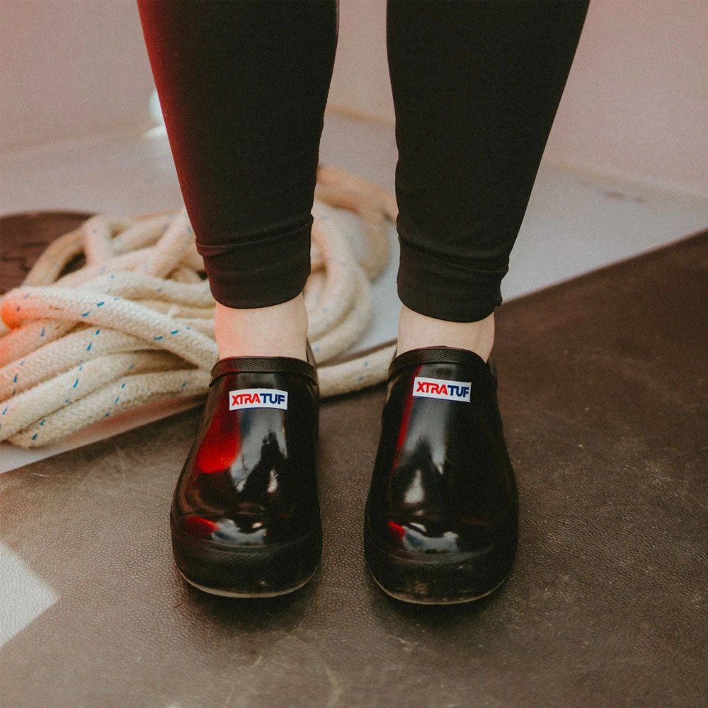 Cloudwander Waterproof Hiking Shoes XTRATUF Women's Legacy Clog- Black