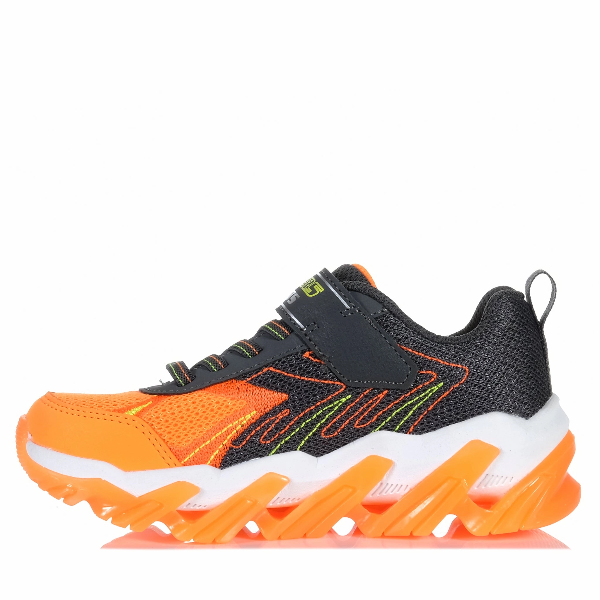 Skechers Kids' S-Lights: Mega Surge 2.0 Orange/Charcoal 400165L Keds Shoes Sneakers