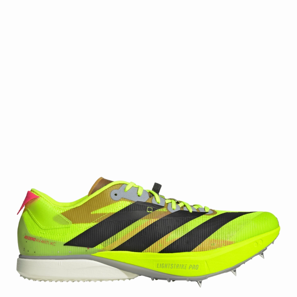 Adidas Volleyball Shoe adidas Adizero Avanti XC Running Spikes in Lucid Lemon/Black AW25