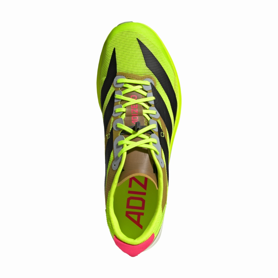 adidas Adizero Avanti XC Running Spikes in Lucid Lemon/Black AW25 Adidas Shoes Sl