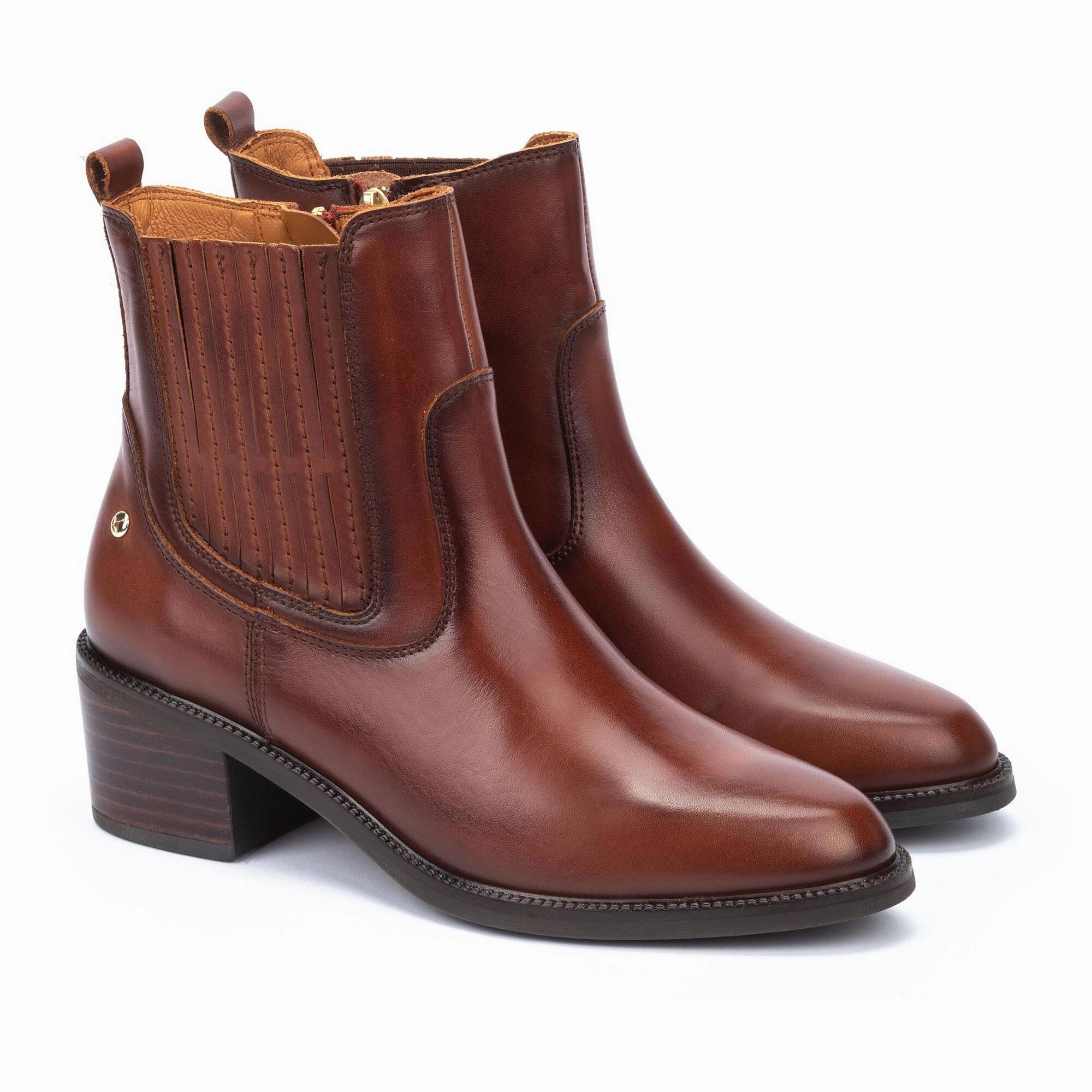 Famous Casual Shoe Brands Pikolinos Bacarot Leather Ankle Boots Women's