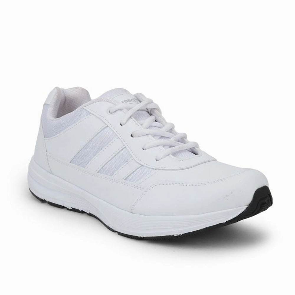 Walking Shoes For Force 10 By Liberty LB46-EL Sports Lacing Shoes For Kids - White