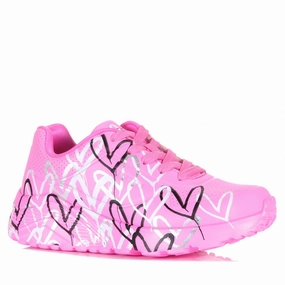 Alohas Sneakers Reddit Skechers X JGoldcrown: Uno Lite - Metallic Love Pink 314067L