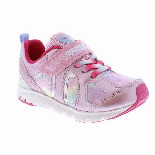 Tsukihoshi Rainbow Rose Pink Girls Running Shoes Machine Washable Best Running Road Shoes