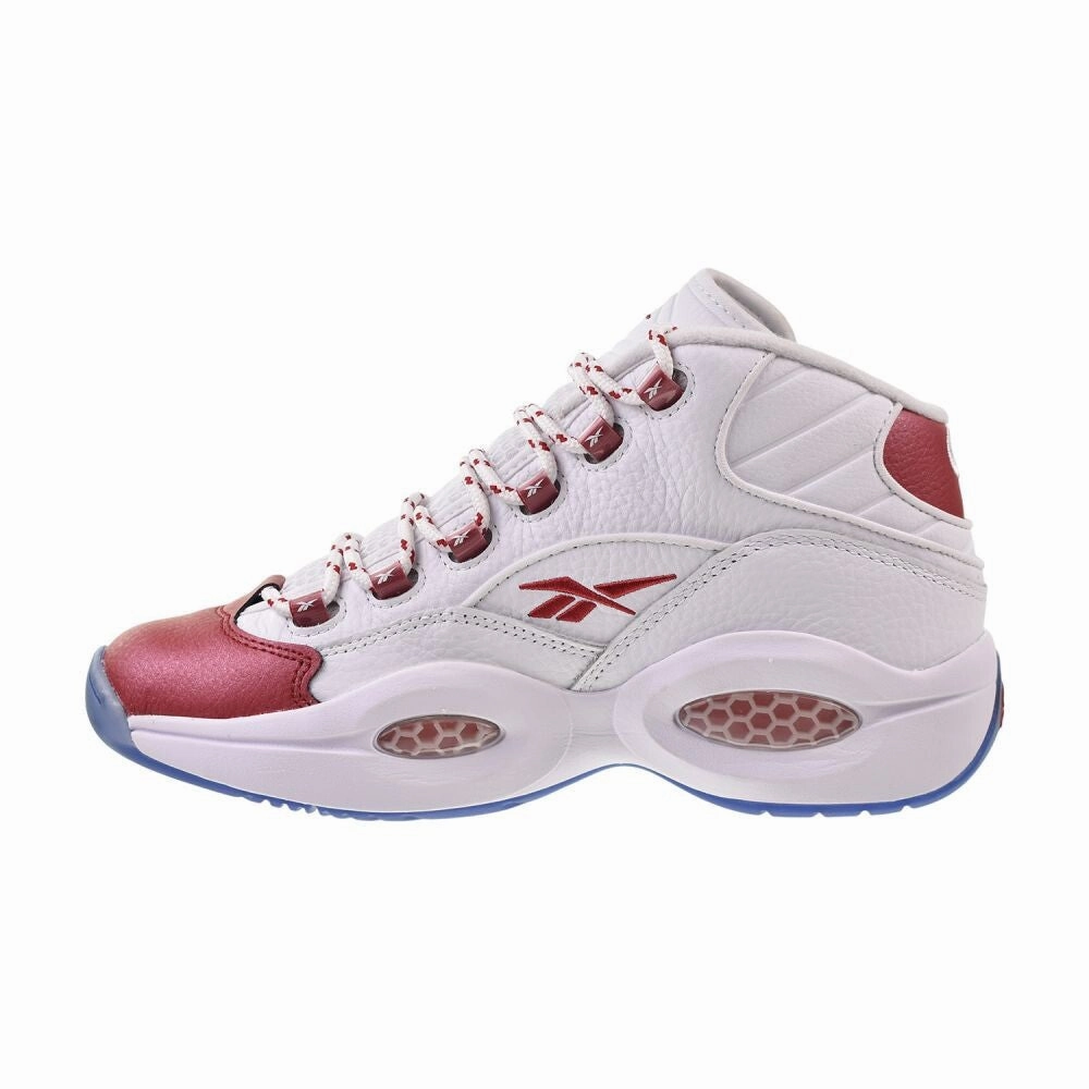 Good Business Casual Shoes Reebok Question Mid Men's Shoes Footwear White/Vector Red