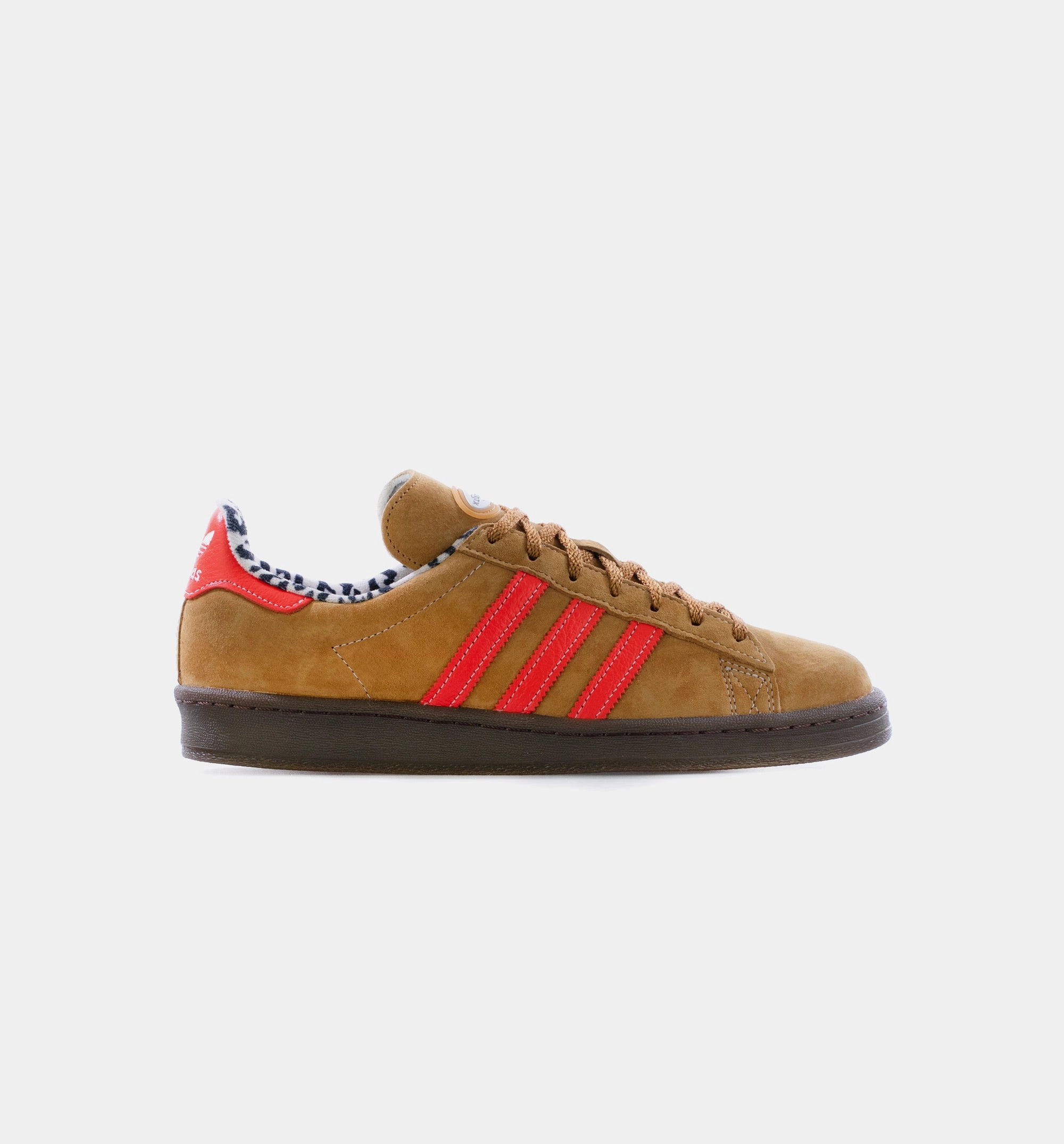 Campus 80 XLarge Mens Lifestyle Shoe - Mesa/Solar Red/Gum Court Adidas Shoes
