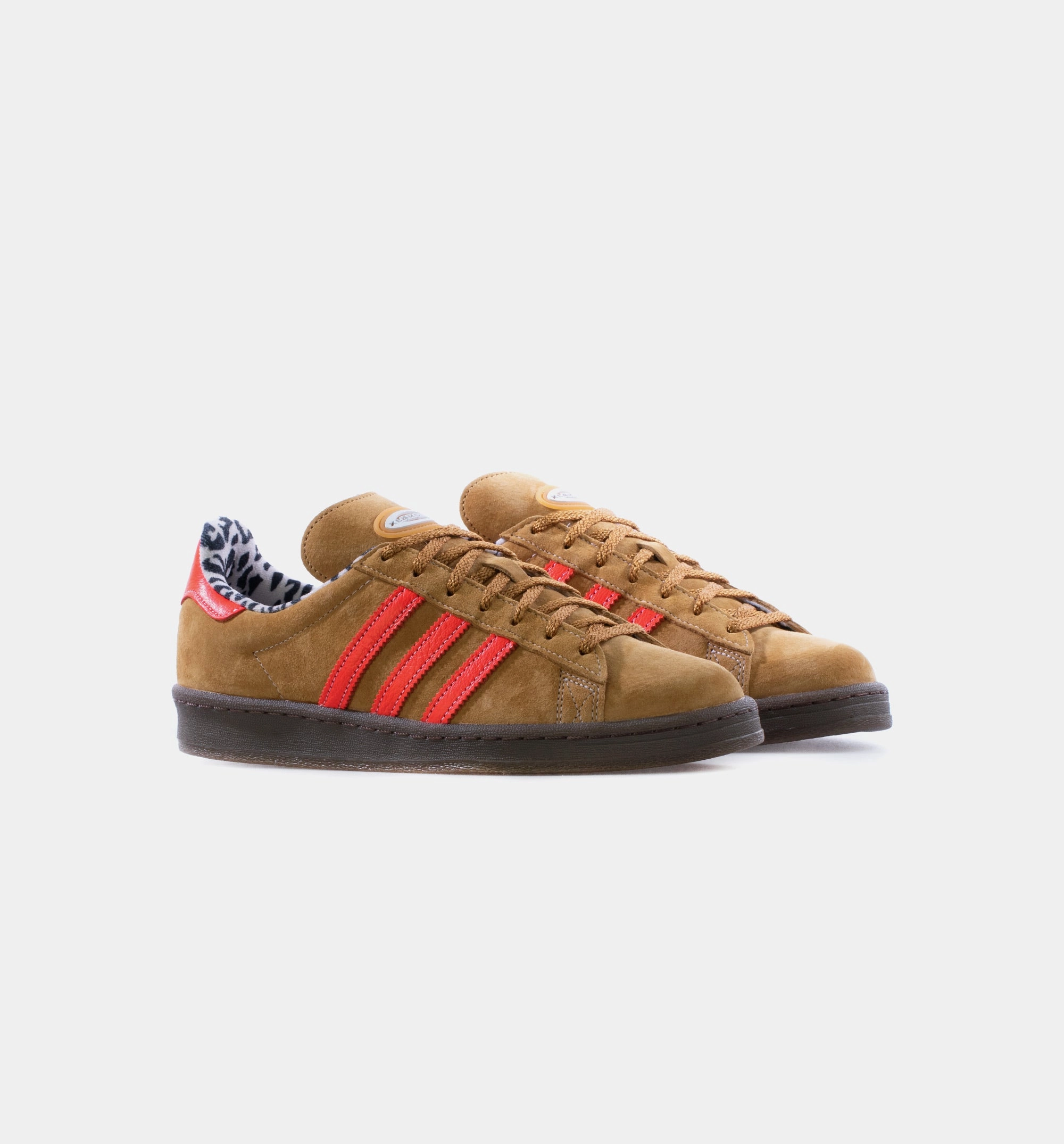 Shoe Size Chart Adidas Campus 80 XLarge Mens Lifestyle Shoe - Mesa/Solar Red/Gum