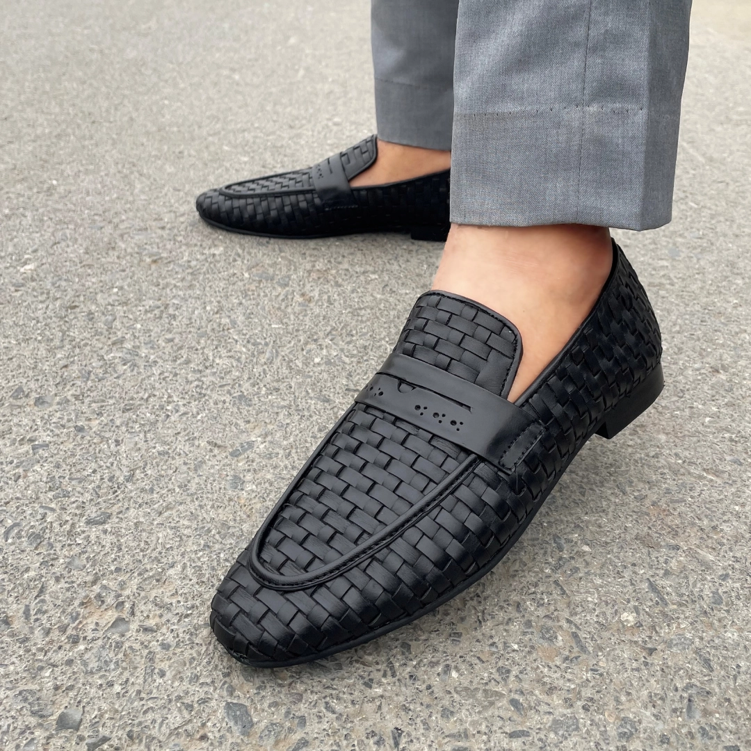 Best Shoes For Toddler With Flat Feet LS Pure Leather Handmade knitted Formal Shoes LS-818