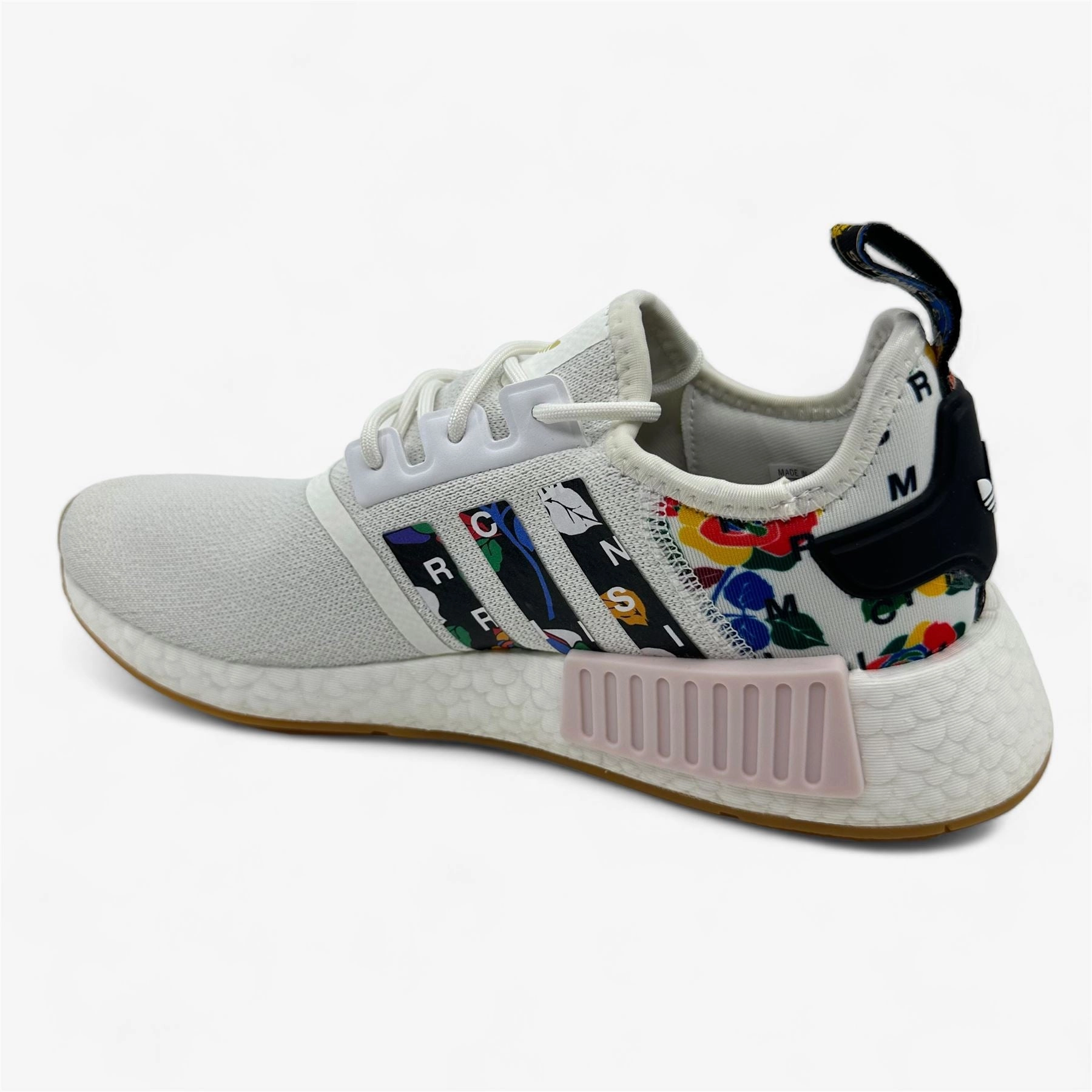Correct Fit For Running Shoes Adidas NMD R1 White Pink Womens Size 8.5 Athletic Rich Mnisi Sneaker