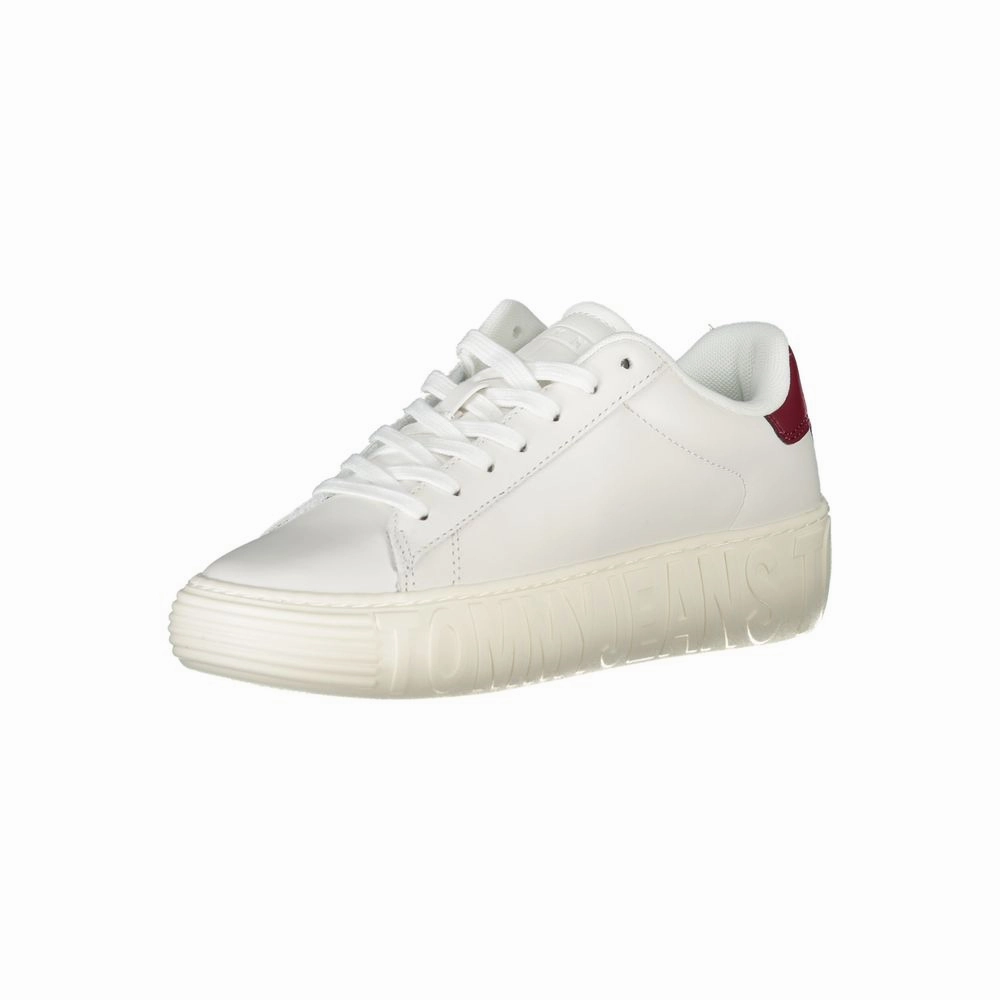 Tommy Hilfiger White Leather Women Sneaker Williamson Sneakers