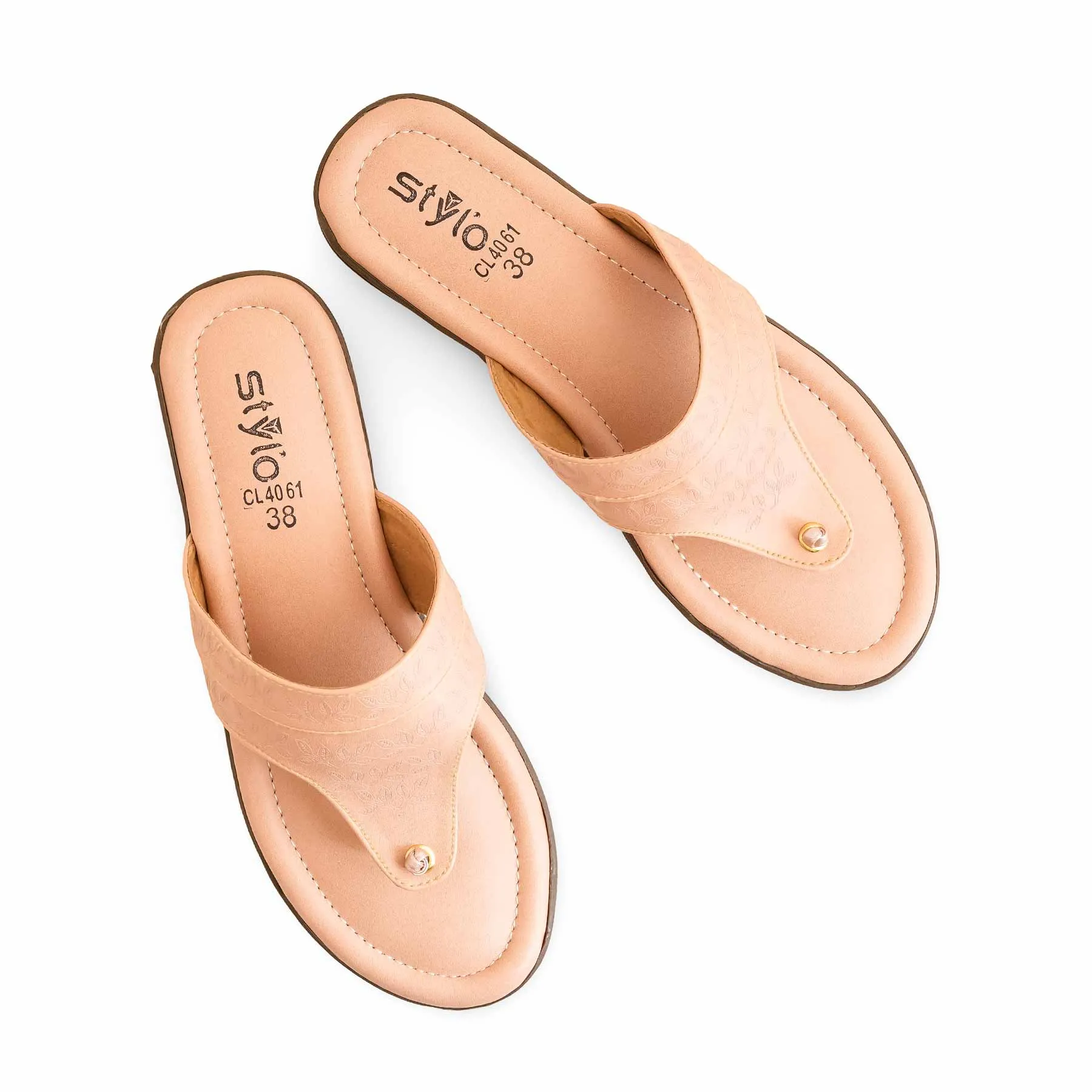 Pink Casual Softy For Ladies CL4061 Boat Shoe Flats