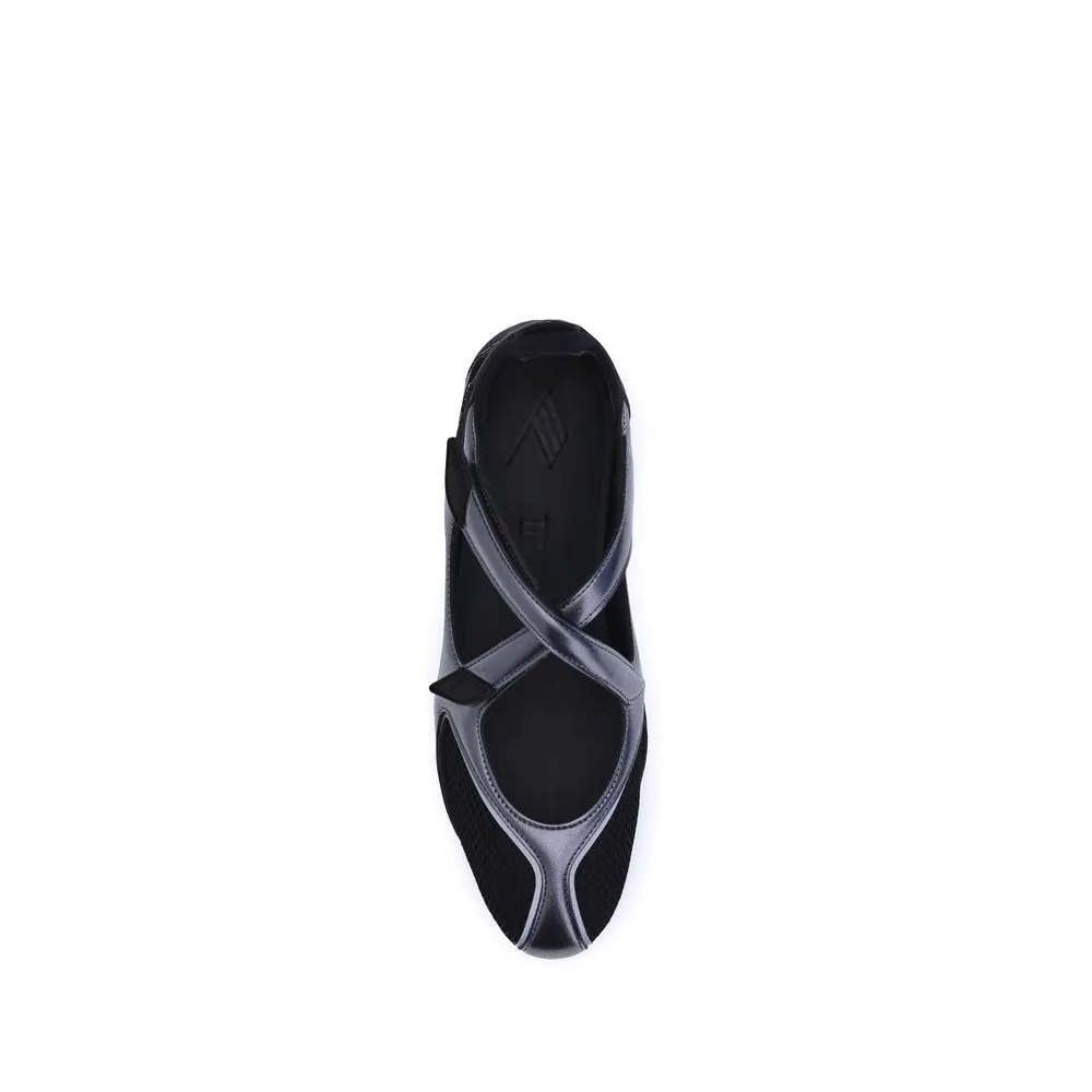 Florentine Flats Shoes The Attico Black Polyethylene Ballet Flats