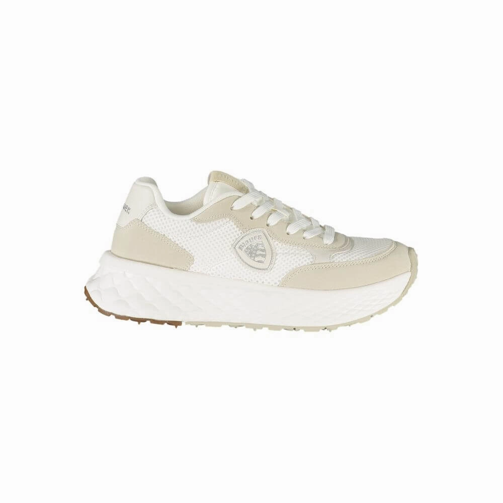 Cole Haan Air Casual Shoes Blauer White Polyester Women Sneaker