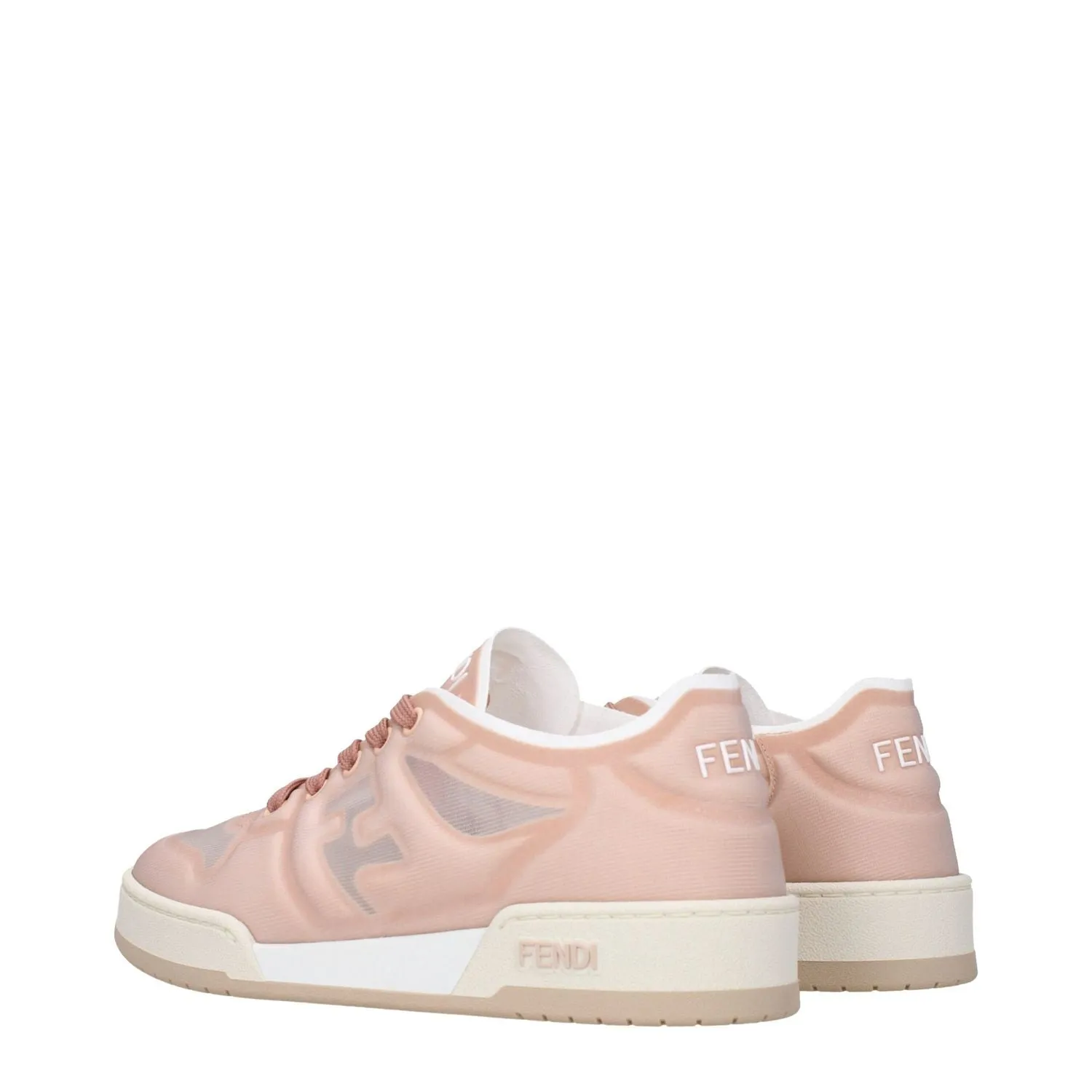 Fendi Pink Fibres Sneakers Affordable Flat Shoes