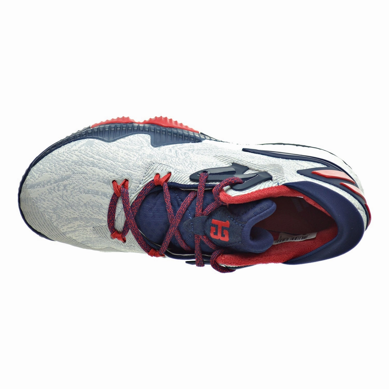 Running Shoes Bristol Adidas Crazylight Boost Low Big Kid's Shoes White/Scarlet/Collegiate Navy