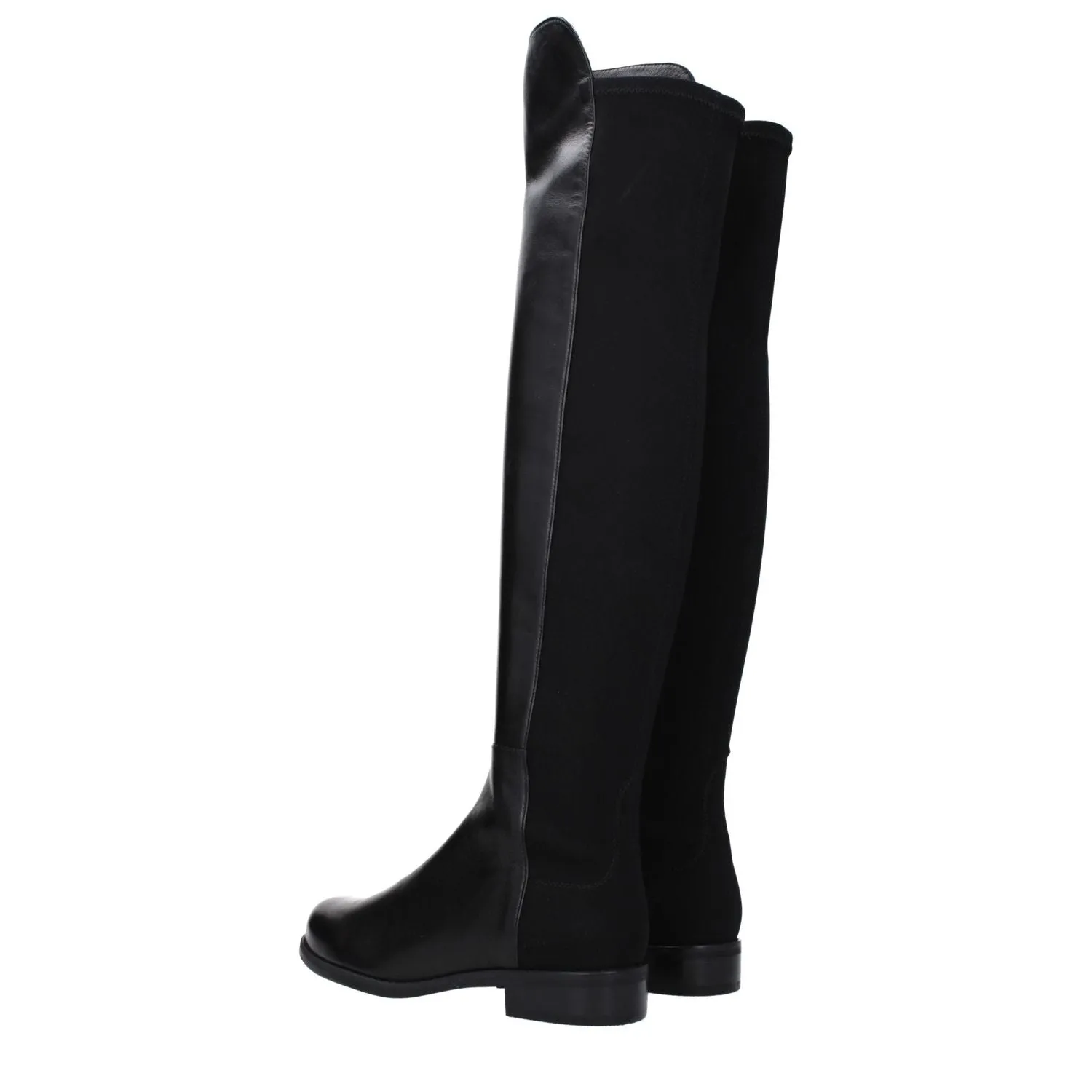 Best Shoes For Very Flat Feet Stuart Weitzman Black Leather Over The Knee
