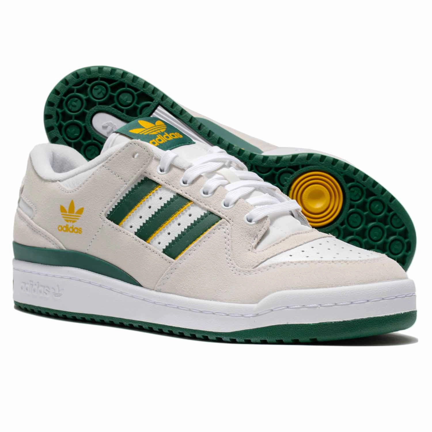 Adidas Shoes Bike Adidas - Forum 84 Low ADV - Crystal White/Dark Green