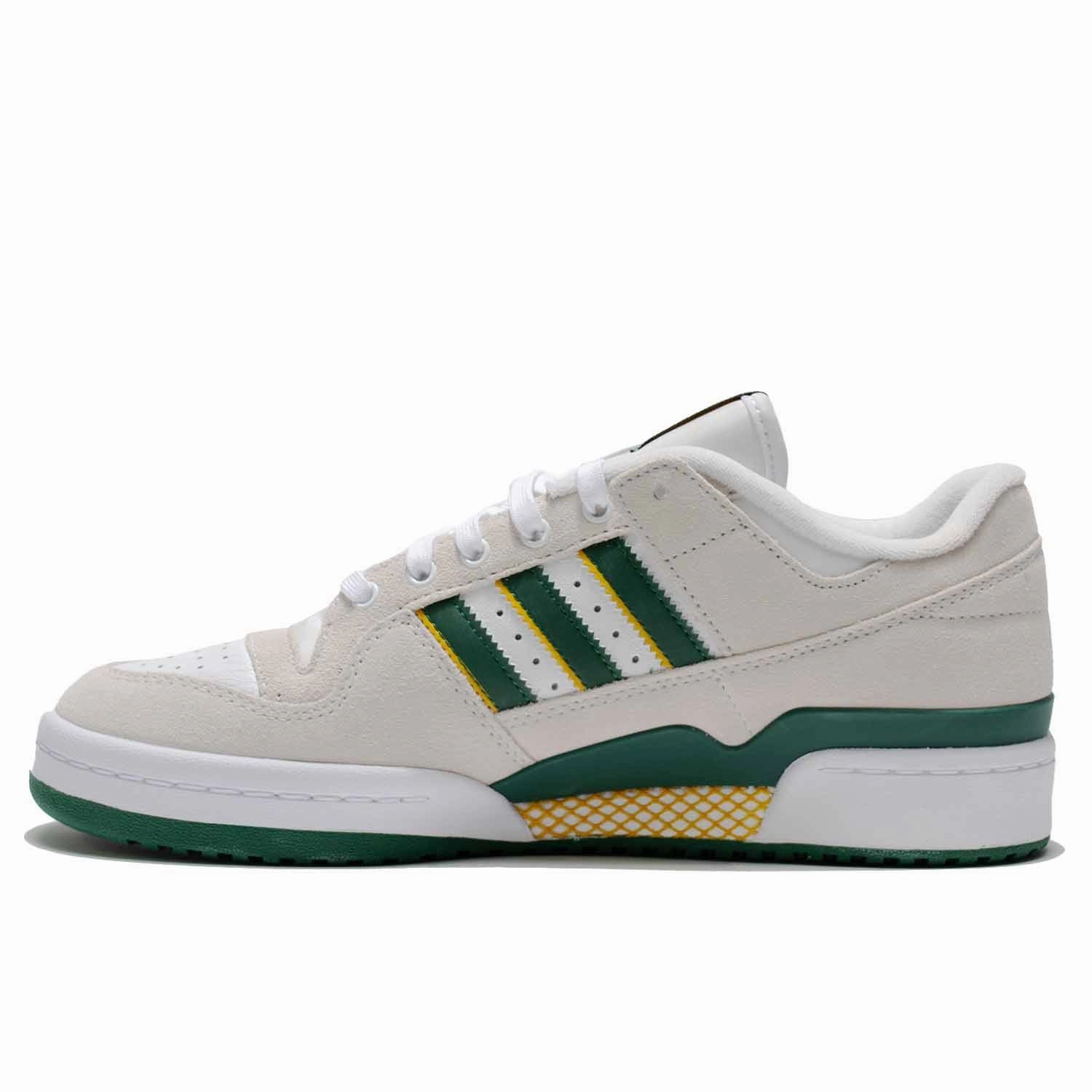 Adidas Shoes With Hearts Adidas - Forum 84 Low ADV - Crystal White/Dark Green