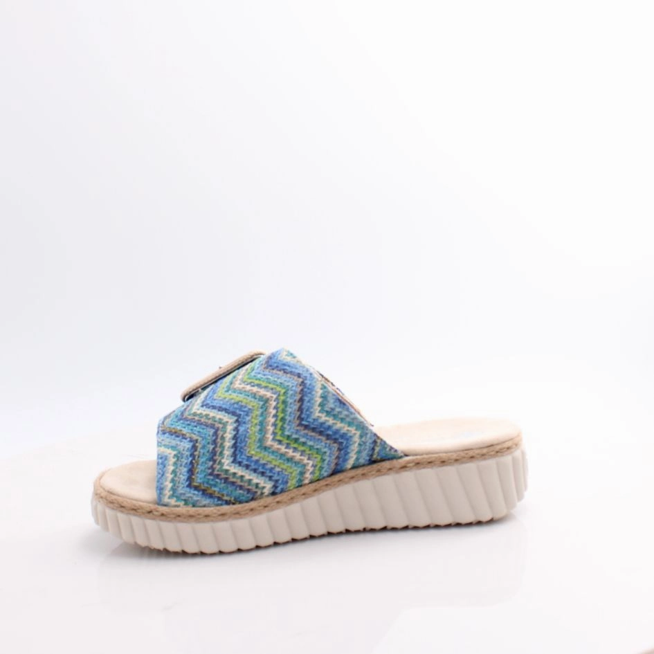 69253 RIEKER SANDALS Closed Toe Slides Shoes