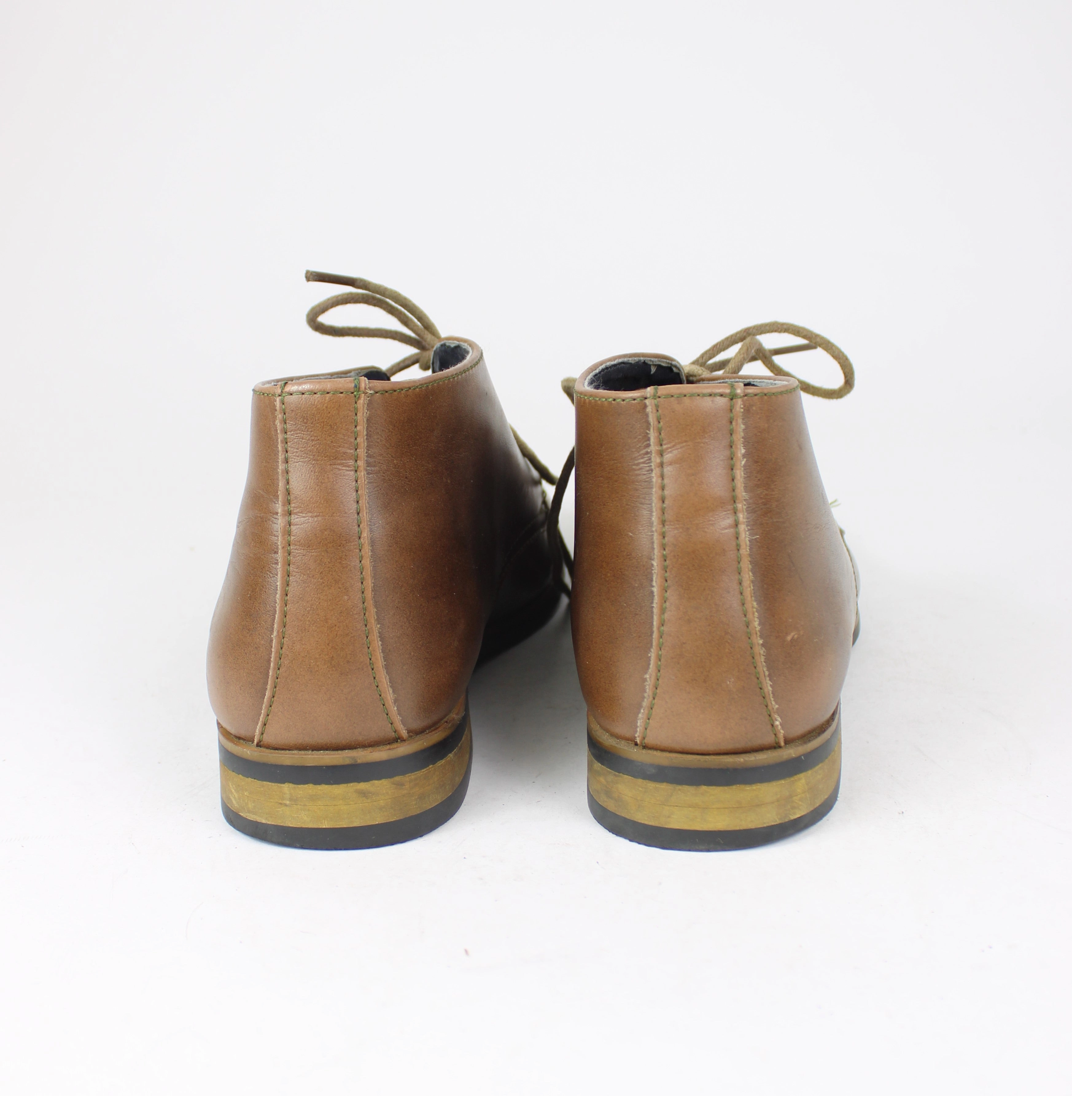 Open Toe Cowboy Boots Marco Gianni Brown Leather Boots