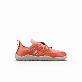 Lightweight Hiking Shoes Waterproof Vivobarefoot Primus Trail Knit FG Preschool Sunset