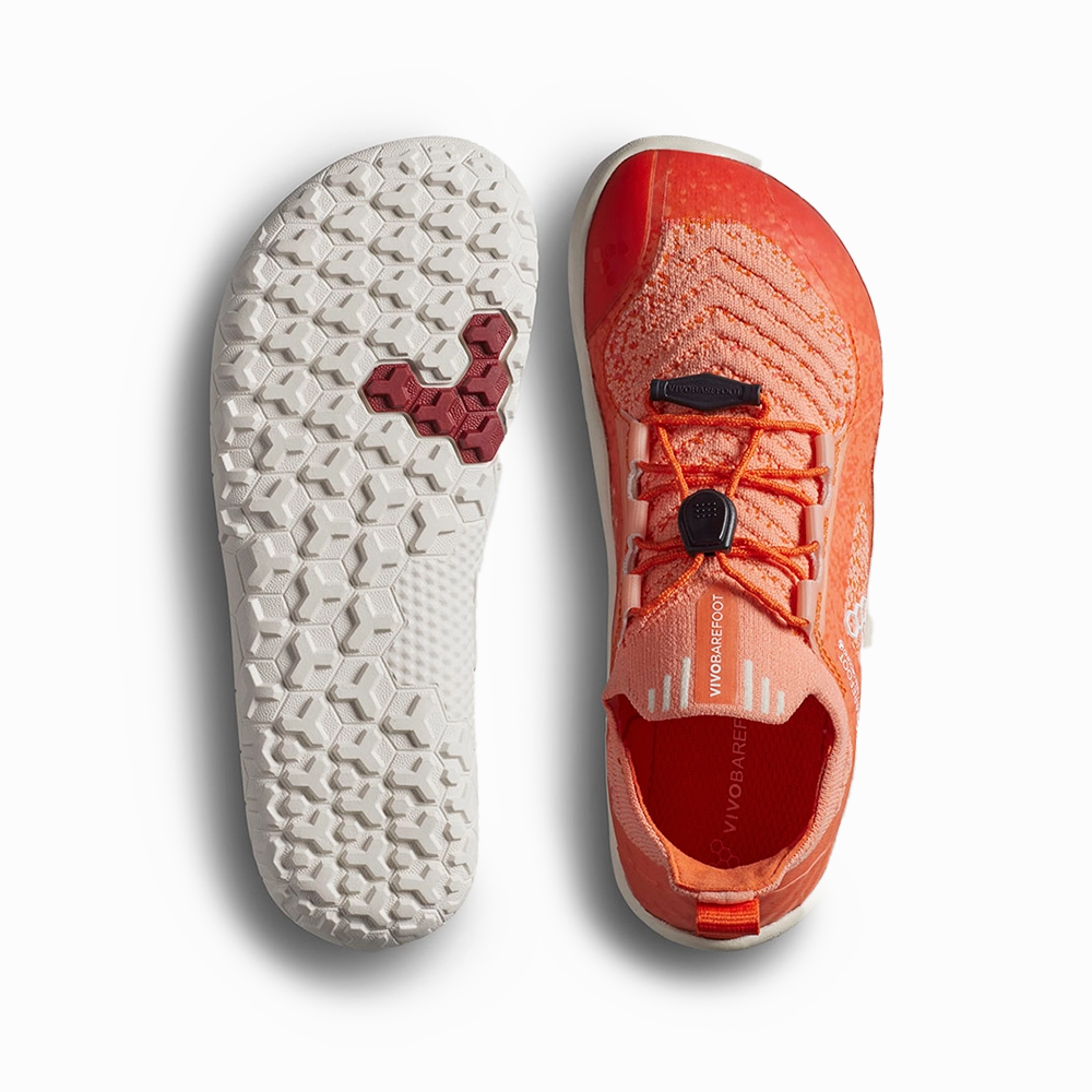 Creek Hiking Shoes Vivobarefoot Primus Trail Knit FG Preschool Sunset