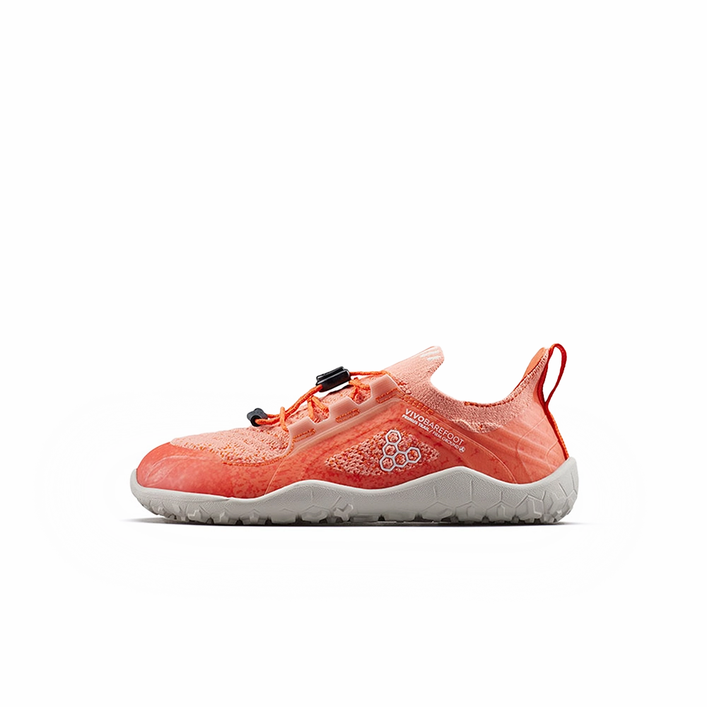 Vivobarefoot Primus Trail Knit FG Preschool Sunset Lightweight Trail Hiking Shoes