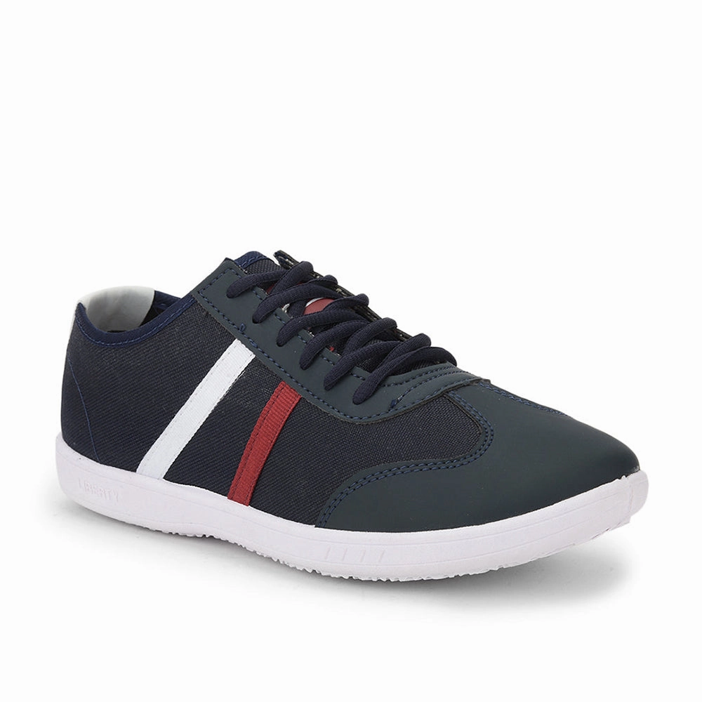 Force 10 Lacing Navy Blue Casual Shoes For Men DYLAN-1E by Liberty Best Casual Running Shoes