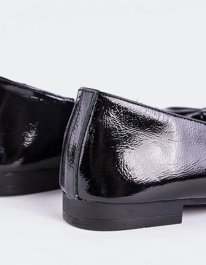 Homecoming Shoes Flats Ulwin Black Patent