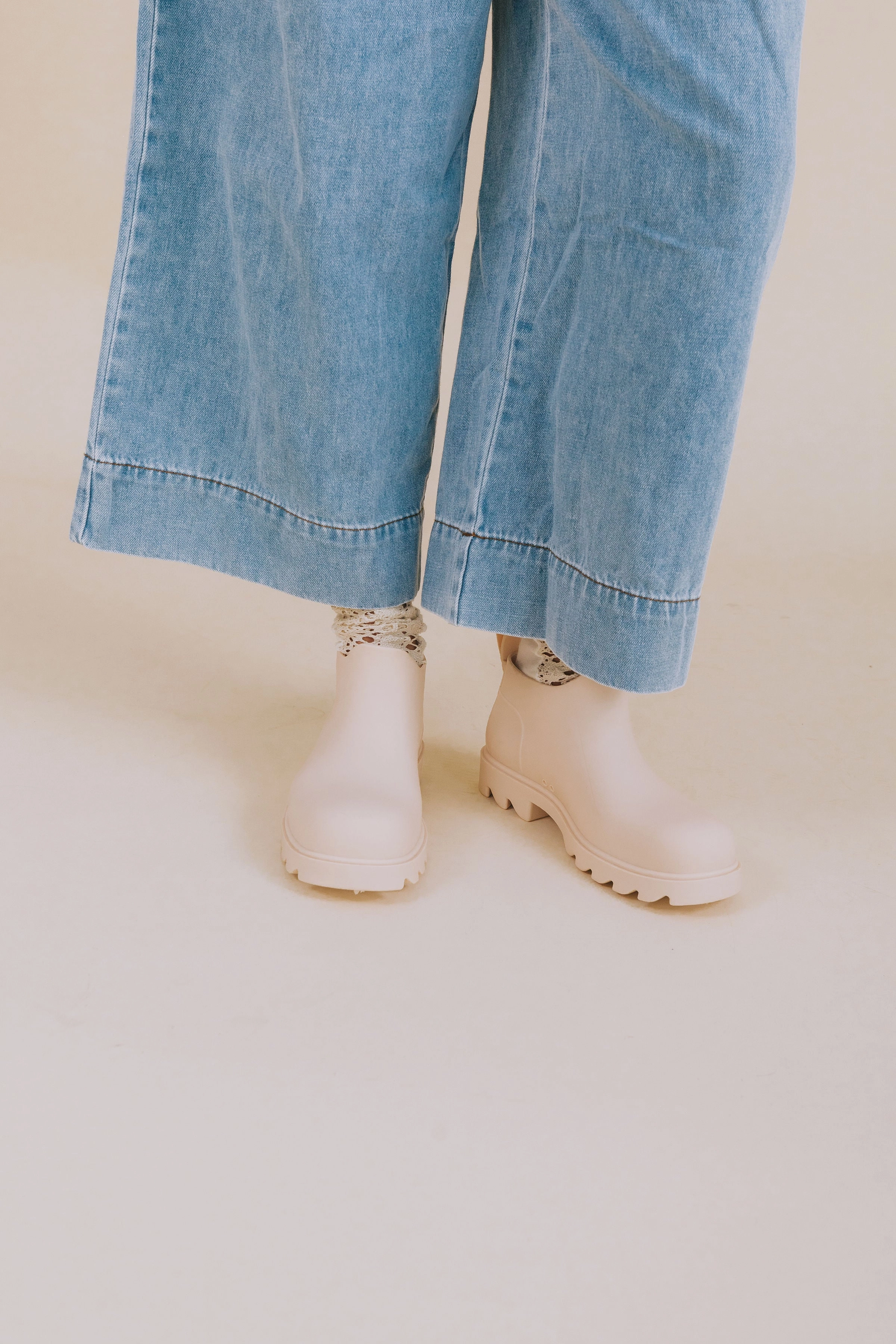 FREE PEOPLE - High Street Rain Boots Wedge Boots
