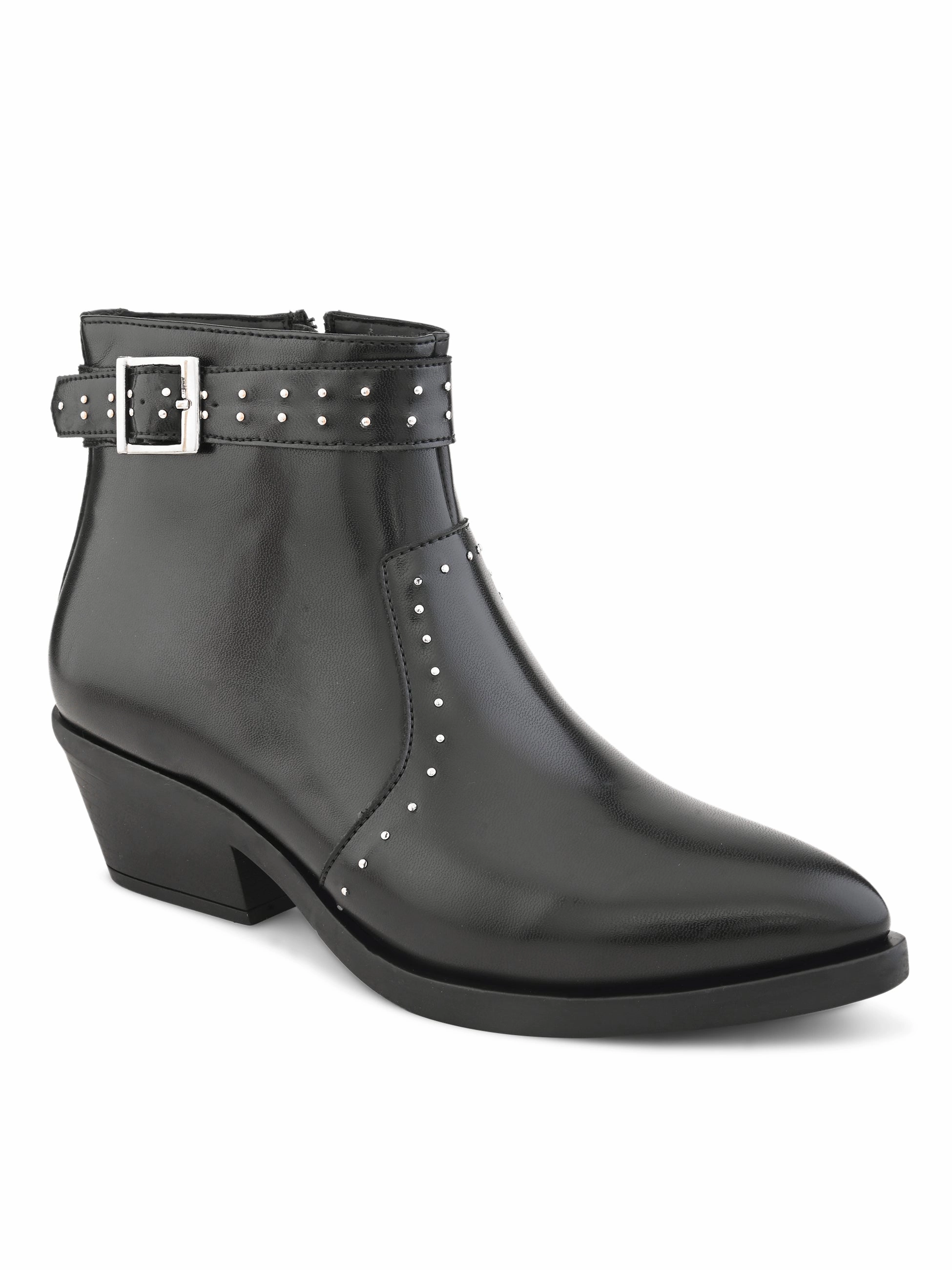 Bmw Casual Shoes Freida Women Black Cuban Boots