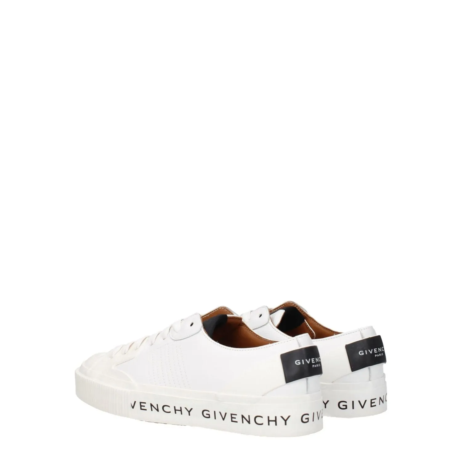 Givenchy White Leather Low Top Sneakers Flat Chunky Shoes
