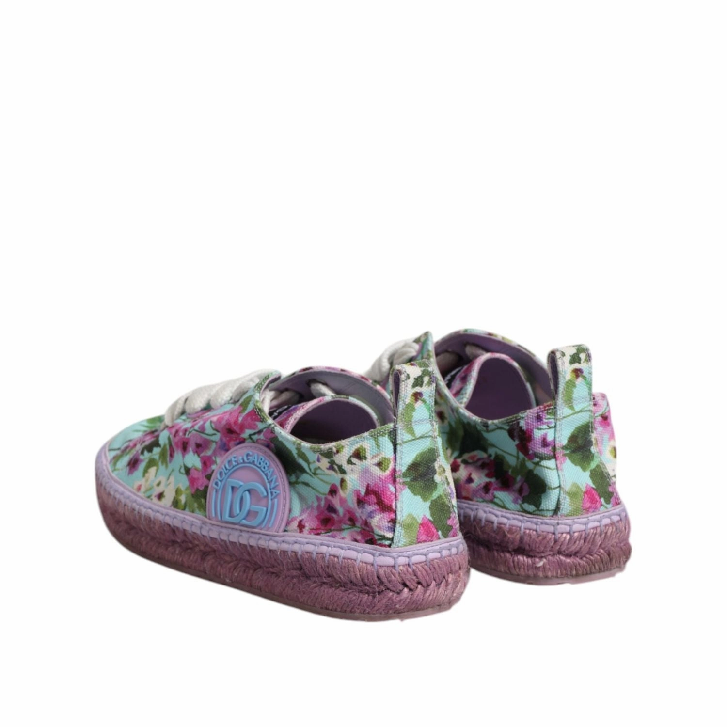 Half Marathon Sneakers Dolce & Gabbana Multicolor Canvas Espadrilles Sneakers Shoes