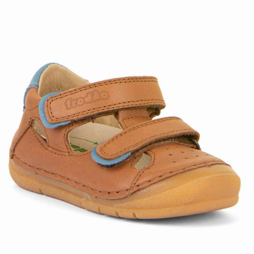 Froddo Boy's and Girl's Paix Up Double Sandals - Brown Sandals Church