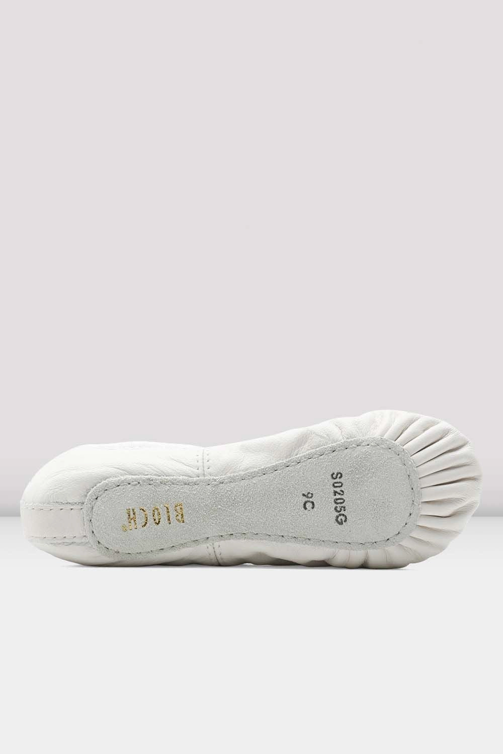 Girls Dansoft Leather Ballet Shoes