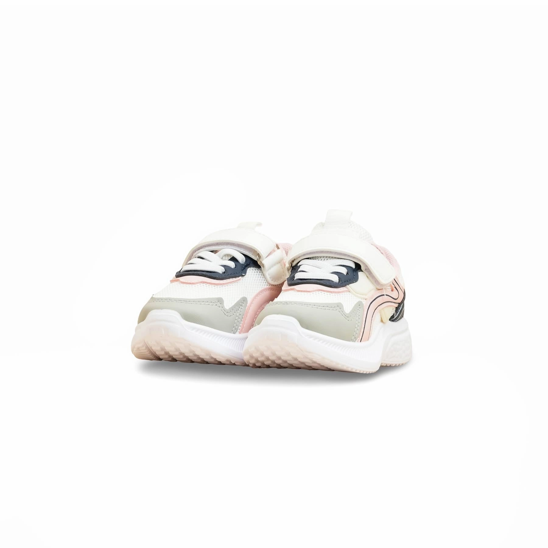 Leather Slip On Casual Shoes Girls Pink Casual Jogger KD8092