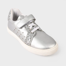 Sneakers With Ankle Support Girls Sneakers ZP-053 - SILVER