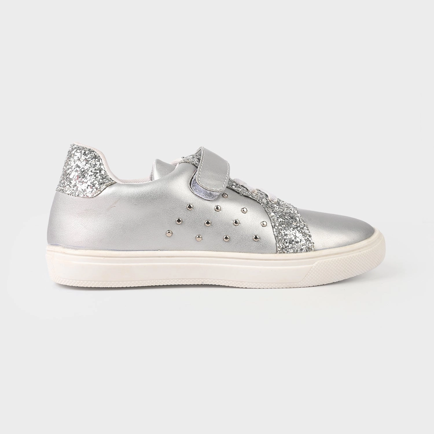 Girls Sneakers ZP-053 - SILVER Best Designer Sneakers