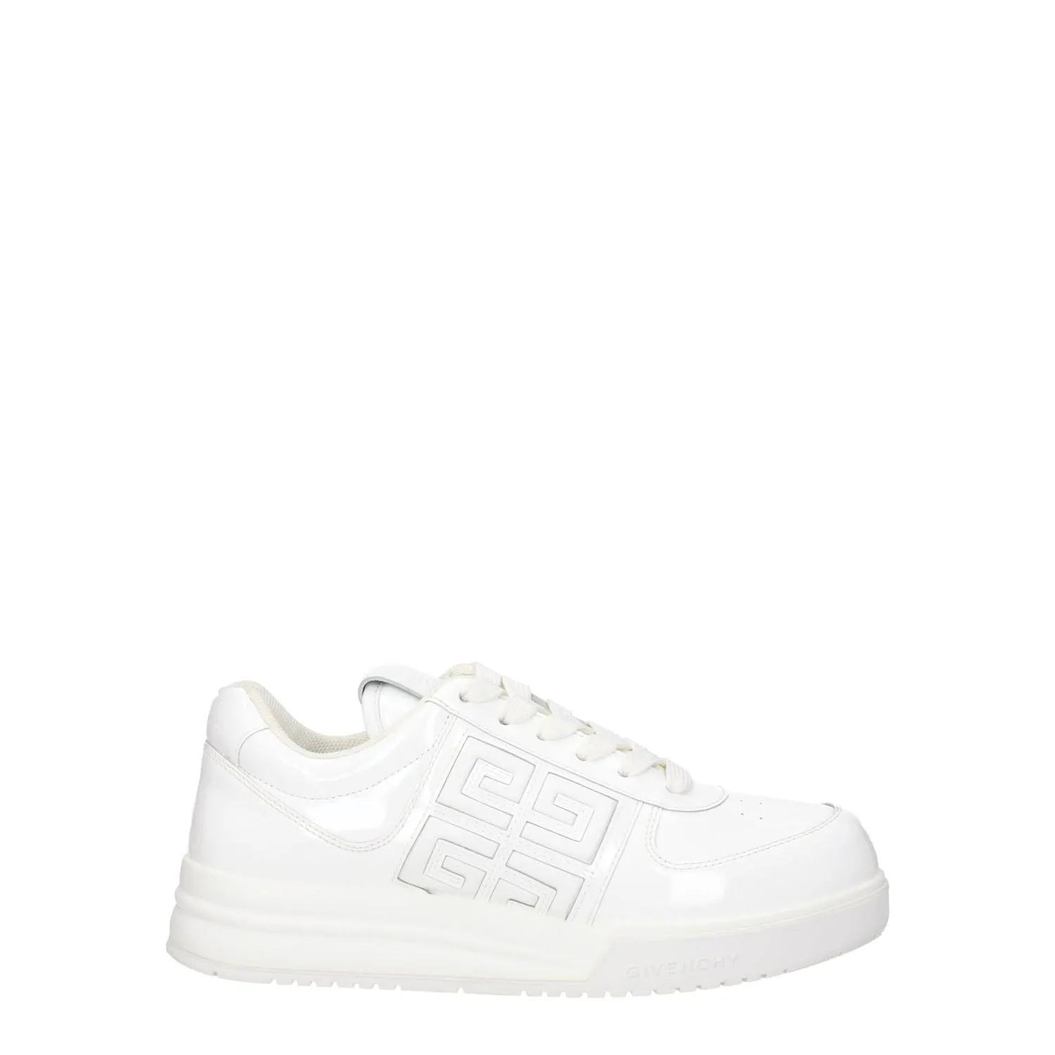 Givenchy White Leather Low Top Sneakers Curved Shoes For Flat Feet