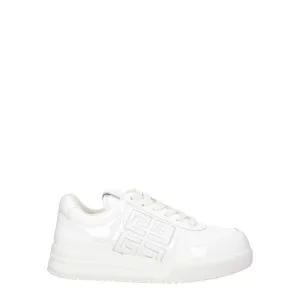 Givenchy White Leather Low Top Sneakers Flat Canvas Shoes