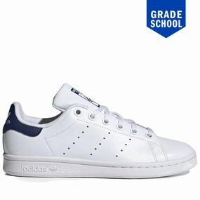 Adidas Duramo Shoes Grade School's Adidas Stan Smith Shoes - White/Dark Blue