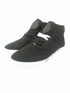 Kangaroo Skin Boots Gravis Dylan Mid Black US Mens Size 9.5 Shoes